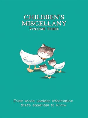 cover image of Children's Miscellany, Volume 3